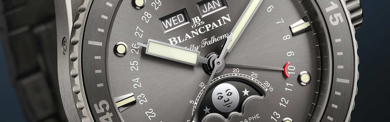 寶珀五十噚深潛器全日曆月相腕錶