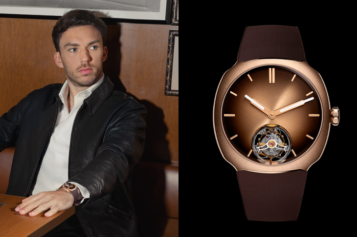 F1車手跨界聯名！ 亨利慕時疾速者陀飛輪腕錶「Pierre Gasly」特別版