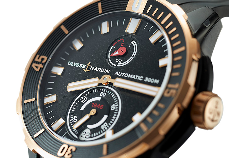 ULYSSE NARDIN雅典錶Diver Chronometer天文台潛水錶