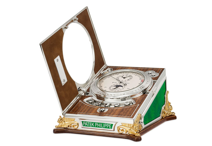 PATEK PHILIPPE百達翡麗27000M-001萬年曆跳秒桌鐘