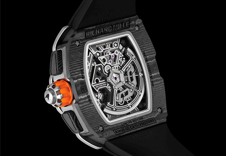 RICHARD MILLE RM 65-01 McLaren W1⾃動上鍊雙秒追針計時碼錶