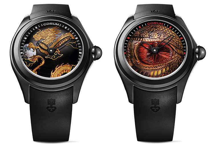 崑崙表CORUM Bubble47金龍伴月腕錶、Bubble47金龍之眼腕錶