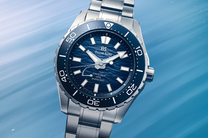 GRAND SEIKO最小尺寸「潮汐」潛水錶／GRAND SEIKO Spring Drive U.F.A. Diver Ushio 300