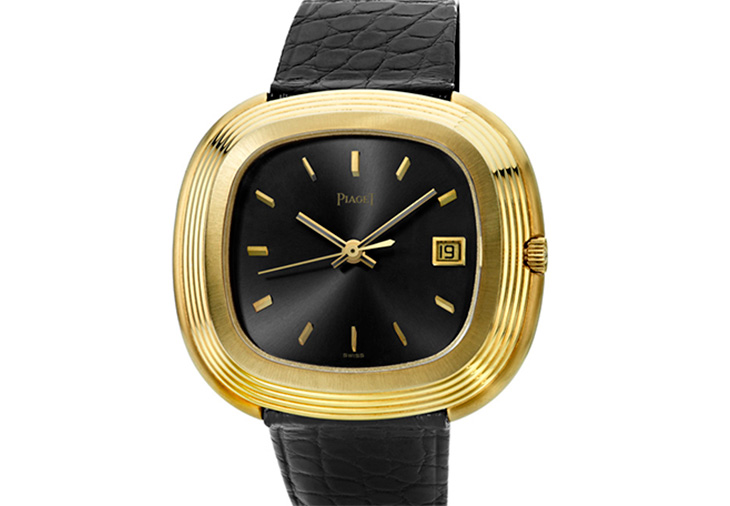 PIAGET伯爵錶Andy Warhol系列虎眼石面盤自動腕錶