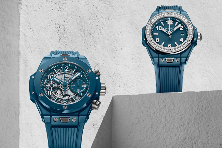 沉穩而富層次的藍色質感／宇舶Big Bang石油藍陶瓷腕錶