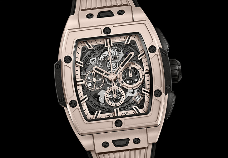 HUBLOT宇舶Spirit Of Big Bang彩色陶瓷計時碼錶