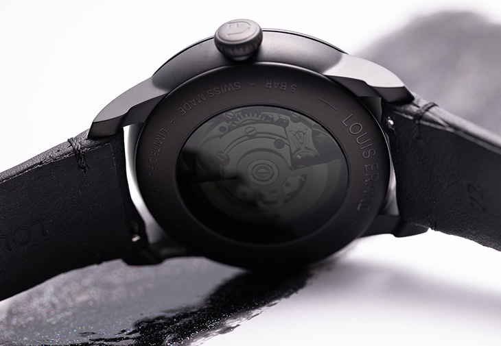 Le Régulateur LOUIS ERARD x Olivier Mosset三針一線腕錶