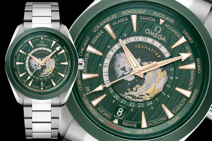 歐米茄OMEGA Aqua Terra 150米系列世界時區腕錶