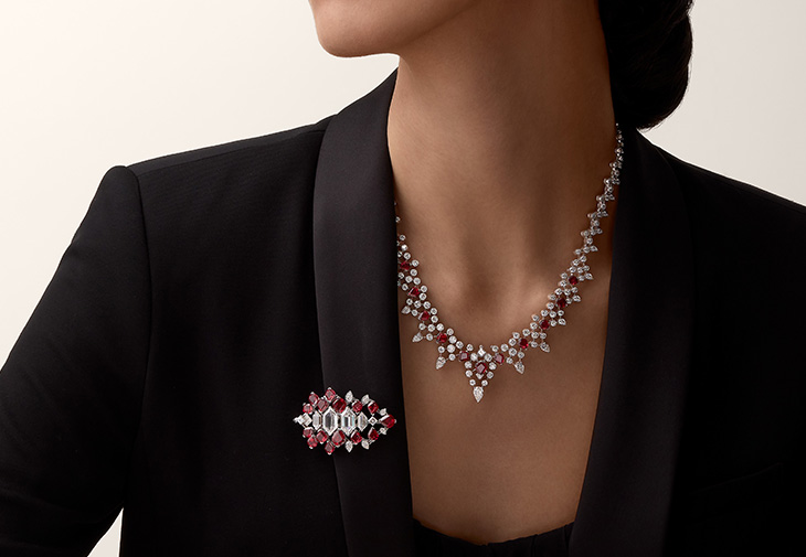 Cartier卡地亞HEBILLA紅寶石項鍊 Cartier卡地亞HEBILLA紅寶石胸針