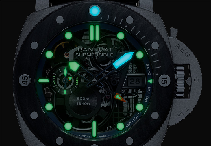 PANERAI沛納海Submersible GMT Mike Horn鈦金屬體驗版腕錶