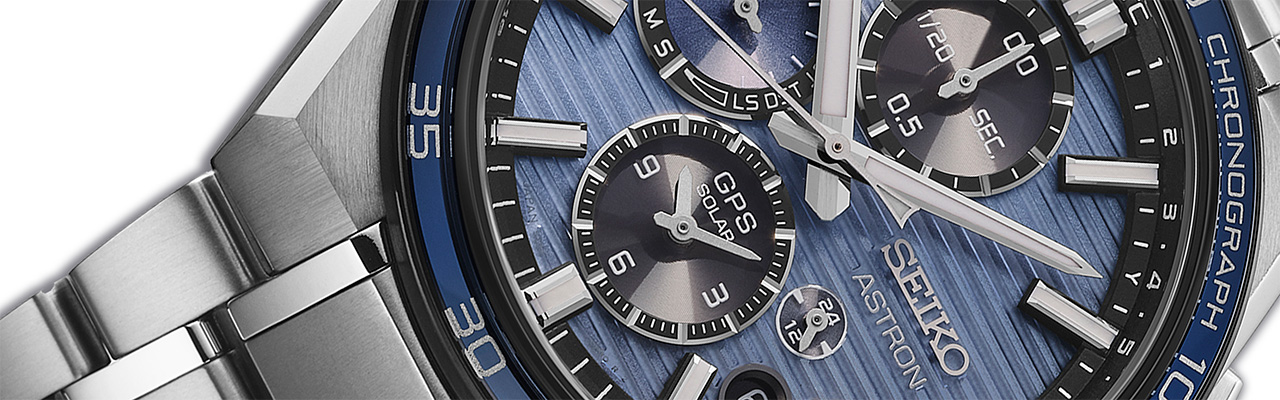 SEIKO精工Seiko Astron 5X83 GPS太陽能雙時區計時碼錶