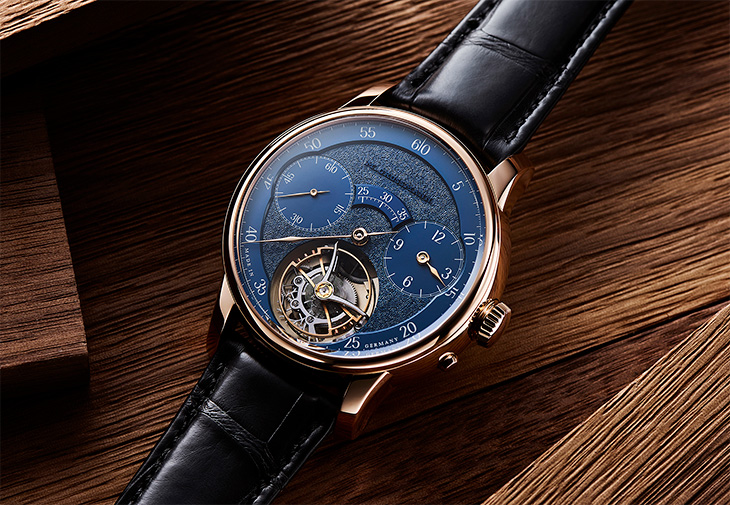 MORITZ GROSSMANN TOURBILLON Tramblage Royal Blue陀飛輪腕錶台灣限定版