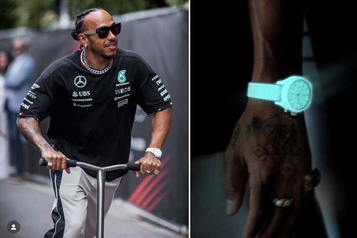 IWC萬國錶的品牌大使路易斯漢米爾頓Lewis Hamilton