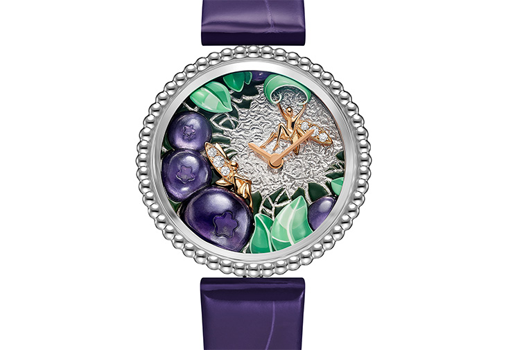 VAN CLEEF & ARPELS梵克雅寶Perlée Extraordinaire Fruits Enchantés Myrtille腕錶