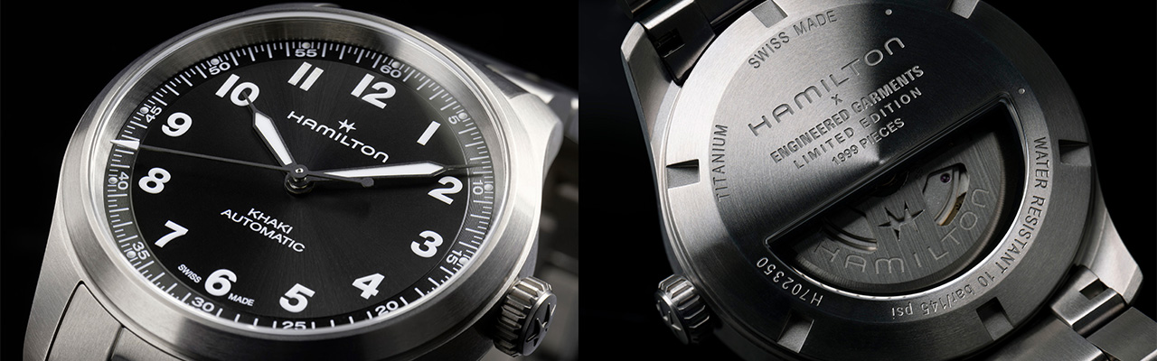 Hamilton漢米爾頓Engineered Garments聯名Khaki Field Titanium卡其陸戰限量款腕錶