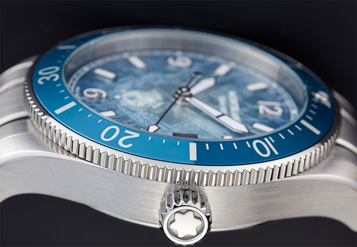 MONTBLANC萬寶龍Iced Sea系列日期顯示自動零氧腕錶