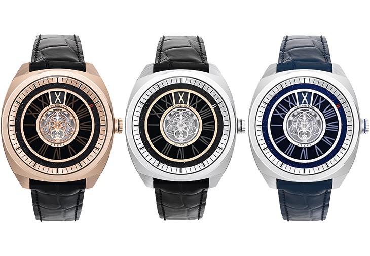 GUCCI古馳Gucci Interlocking跳時陀飛輪