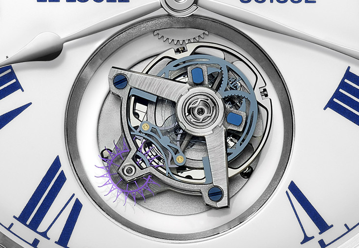 雅典航海系列領航者大明火琺瑯陀飛輪腕錶