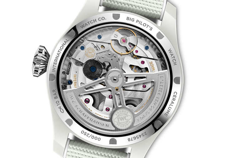 IWC萬國錶大型飛行員Ceralume®夜光陶瓷萬年曆腕錶