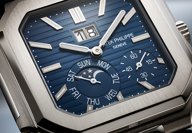 PATEK PHILIPPE百達翡麗 Cubitus編號5822P-001瞬跳大日期、星期及月相腕錶