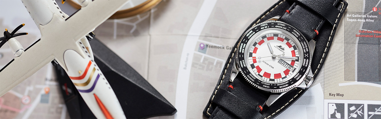 MIDO美度表Ocean Star Worldtimer世界時區腕錶