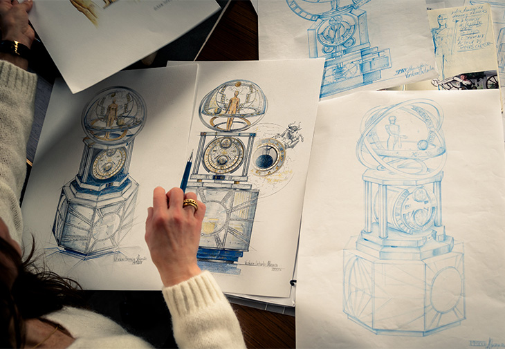 VACHERON CONSTANTIN江詩丹頓La Quête Du Temps座鐘