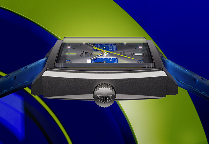 泰格豪雅TAG HEUER Monaco計時腕錶賽車藍限量版
