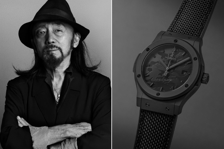 今年最具震撼聯名！宇舶 X 時尚教父山本耀司／HUBLOT經典融合系列山本耀司全黑迷彩腕錶