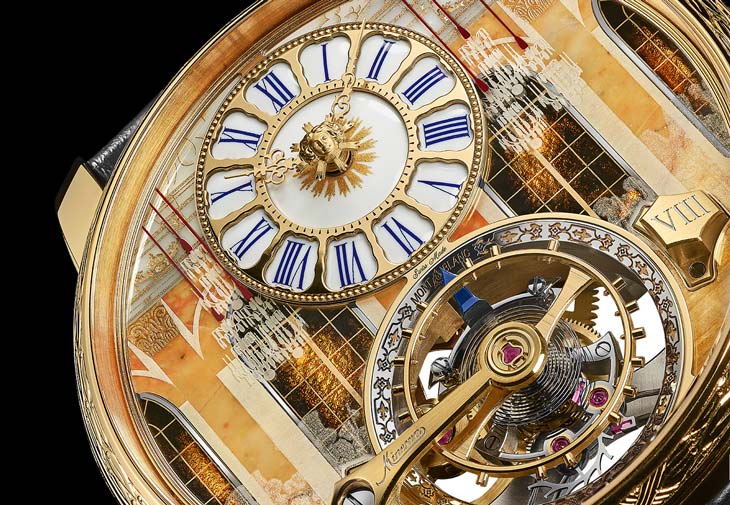 萬寶龍MONTBLANC明星傳承系列懸浮外置陀飛輪腕錶凡爾賽宮限量版