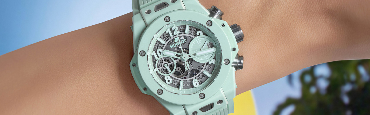 HUBLOT宇舶Big Bang薄荷綠陶瓷腕錶