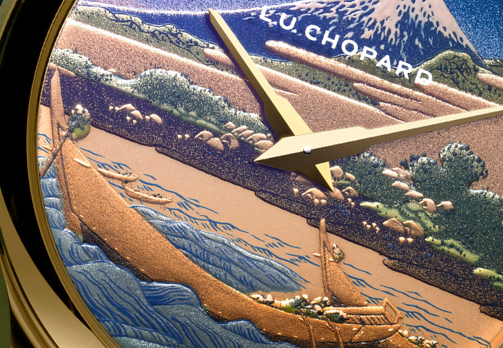 CHOPARD蕭邦錶L.U.C XP Urushi Ukiyo-e 富士山限量腕錶