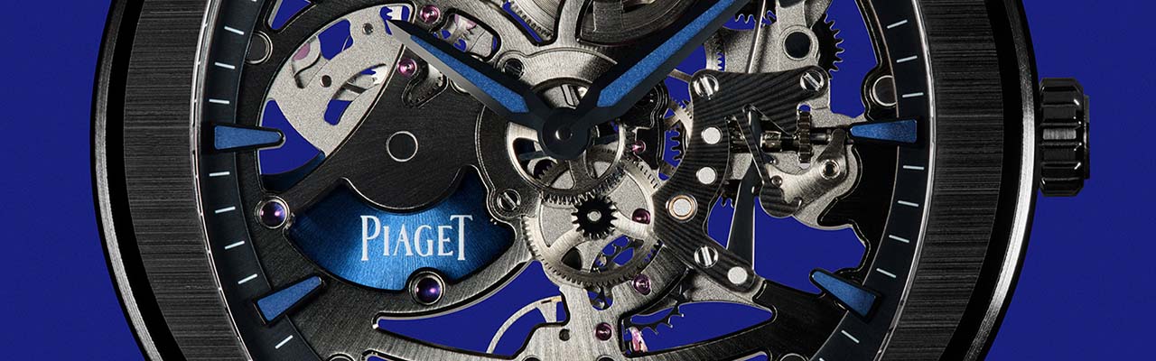 伯爵PIAGET Polo系列42毫米黑陶瓷超薄鏤空自動腕錶