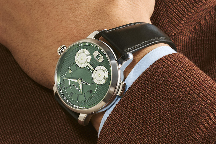 優雅綠色的巴黎傳奇  MONTBLANC明星傳承系列Nicolas Rieussec計時腕錶