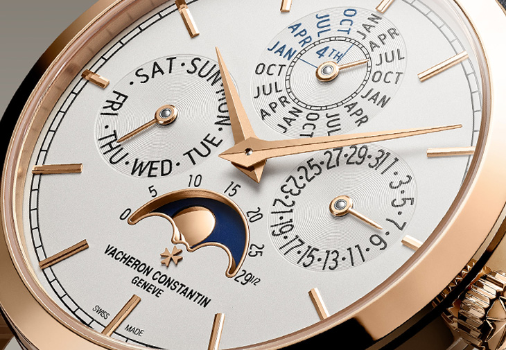 VACHERON CONSTANTIN江詩丹頓Traditionnelle超薄萬年曆腕錶