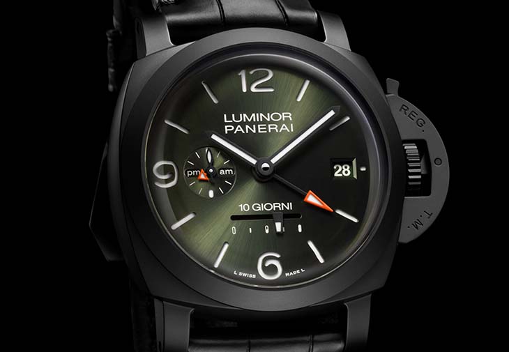 沛納海Luminor Dieci Giorni GMT Ceramica