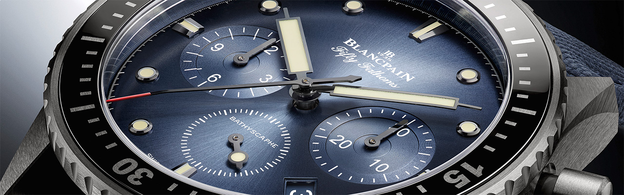 寶珀BLANCPAIN五十噚Fifty Fathoms深潛器飛返計時碼錶