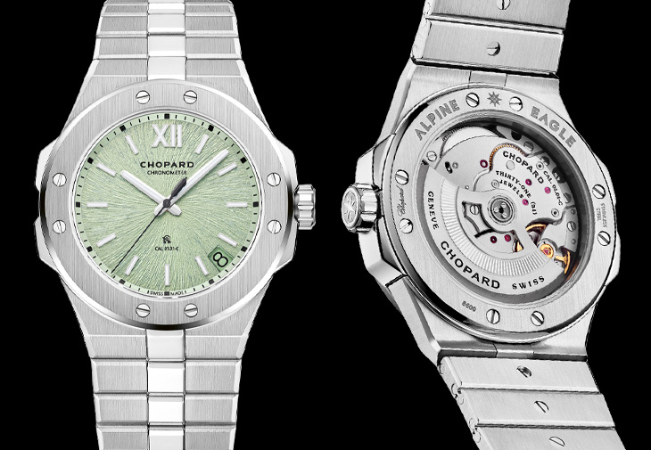 CHOPARD蕭邦Alpine Eagle 系列羅納河藍腕錶
