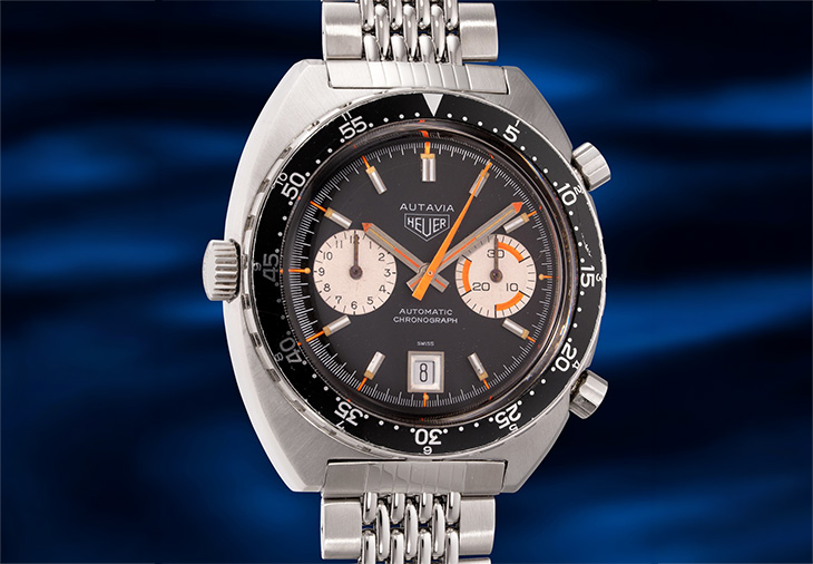 HEUER Ref. 1163 Autavia Orange Boy。