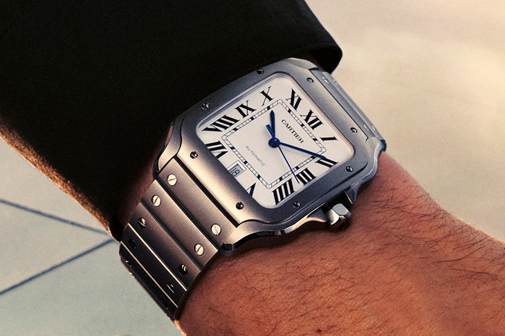 超輕量鈦金屬版本 卡地亞Santos de Cartier