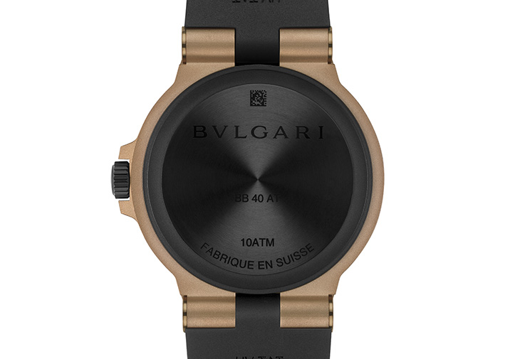 BVLGARI寶格麗 Aluminium 系列Bronzo GMT兩地時區腕錶
