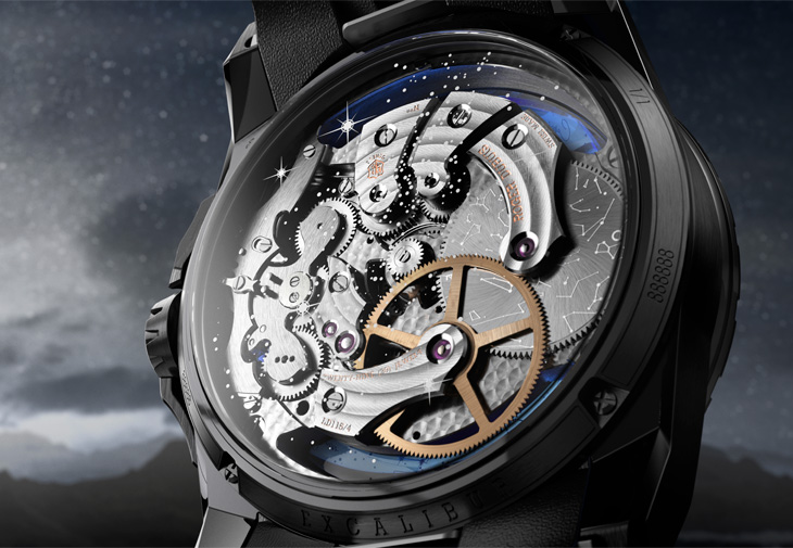 羅杰杜彼ROGER DUBUIS王者系列機械之心中置陀飛輪腕錶