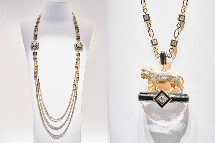CHANEL香奈兒Double Lion Buttons項鍊錶