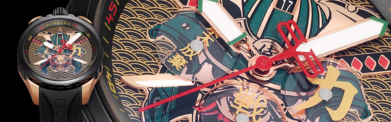 BOMBERG炸彈錶Bolt-68 Heritage黃金武士計時碼錶