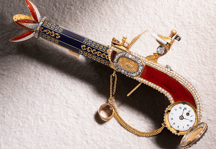 MOULINIÉ & BAUTTE & CIE Flintlock Pistol Watch