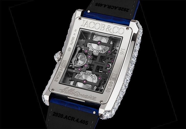 JACOB & CO. Billionaire 雙陀飛輪 Angel Cut 鑽石腕錶