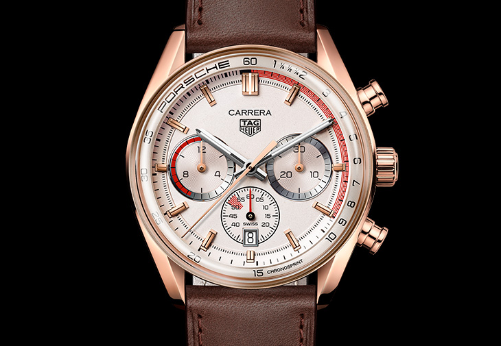 泰格豪雅TAG HEUER Carrera Chronosprint x PORSCHE計時腕錶