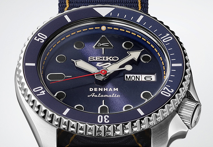 精工SEIKO 5 Sports x Denham聯名限量錶款