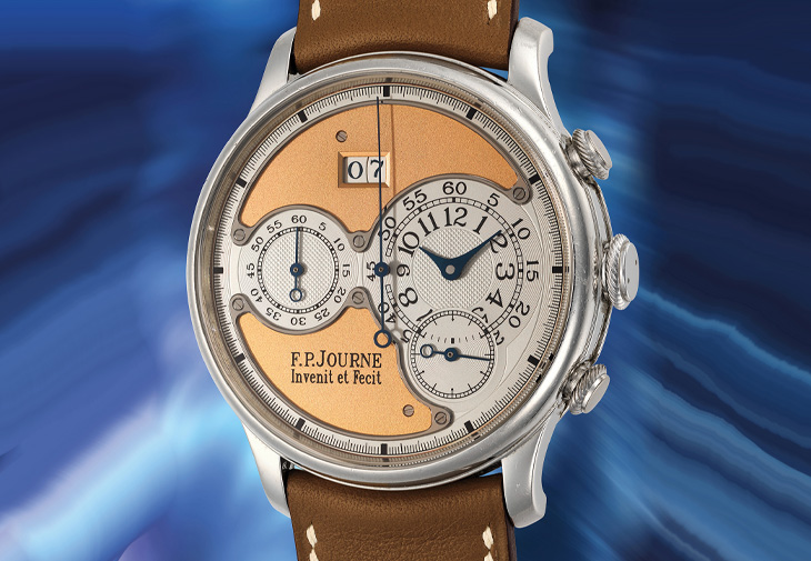 Phillips Auction富藝斯紐約鐘錶秋拍 F.P. Journe鉑金「Souscription」飛返計時腕錶