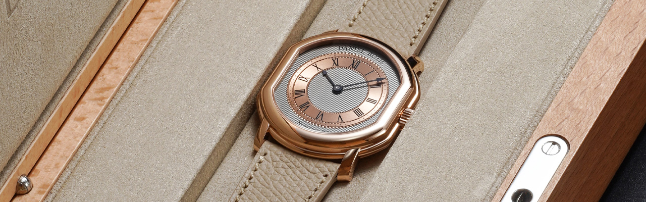 DANIEL ROTH Extra Plat Rose Gold腕錶