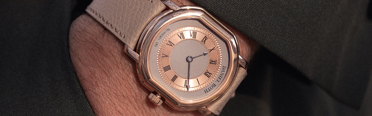 DANIEL ROTH Extra Plat Rose Gold腕錶